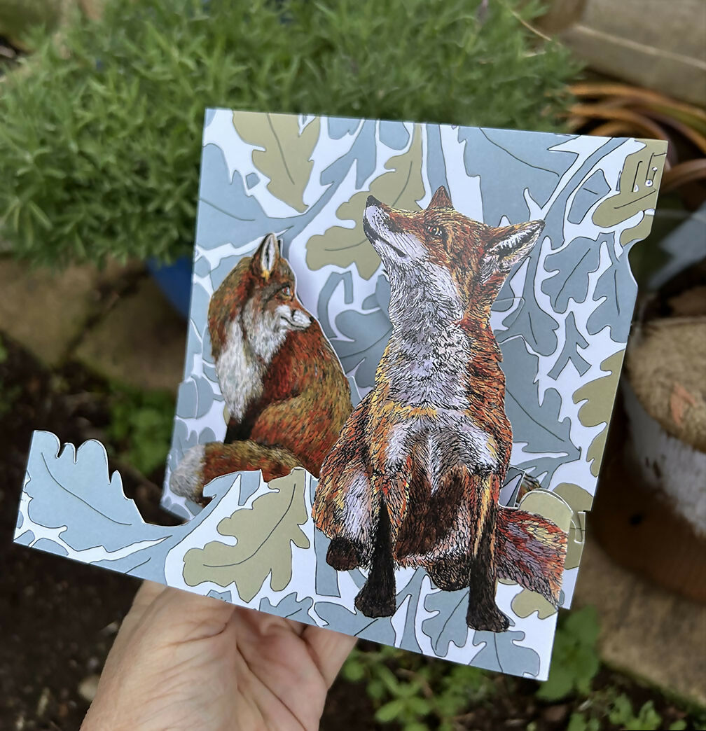 fox 3D card 3