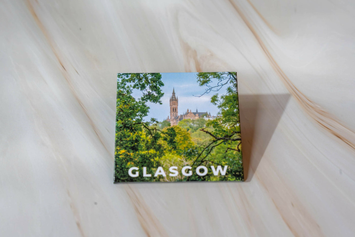 University of Glasgow Photo Fridge Magnet | Scottish Photography Souvenir