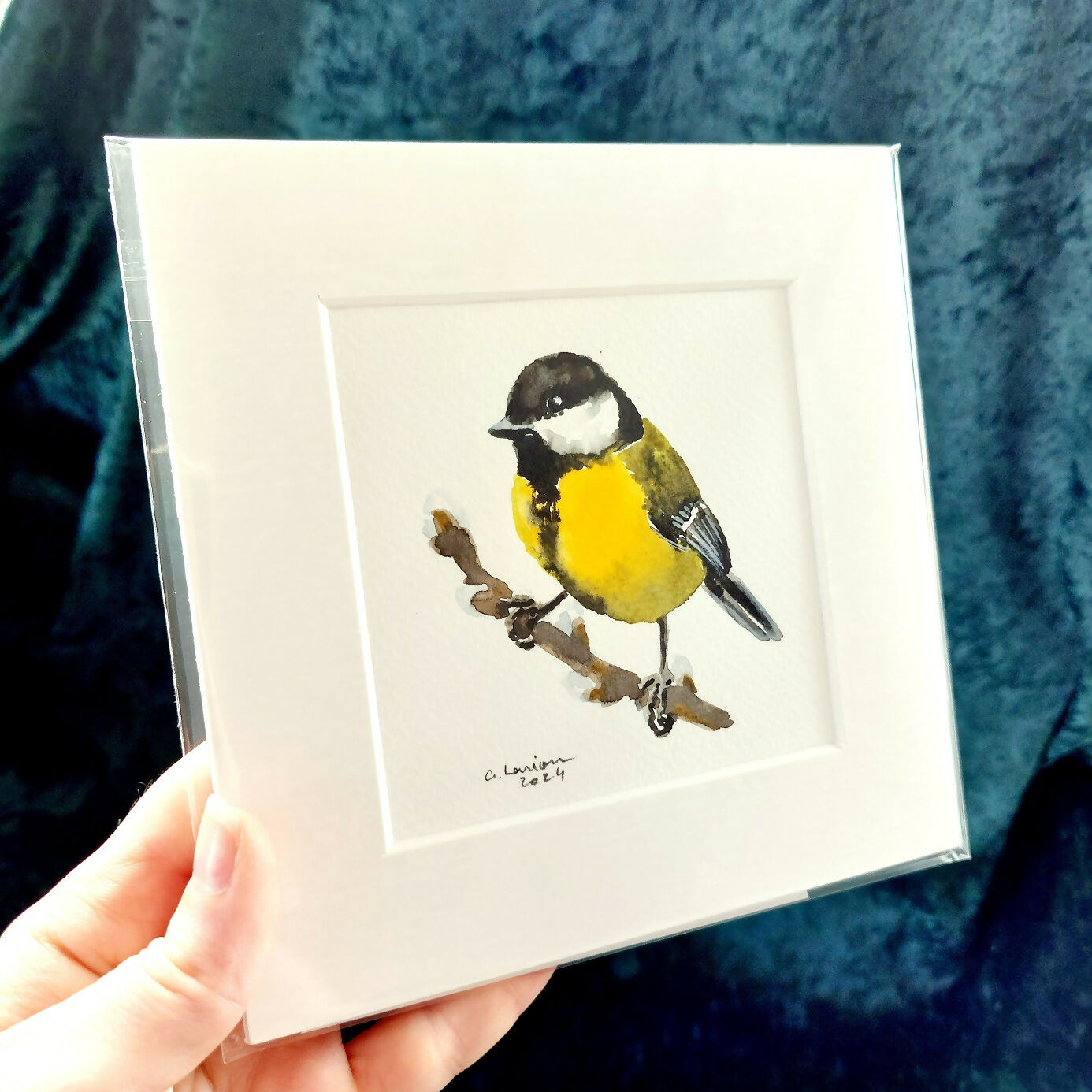 Original Watercolour_Great Tit (6)