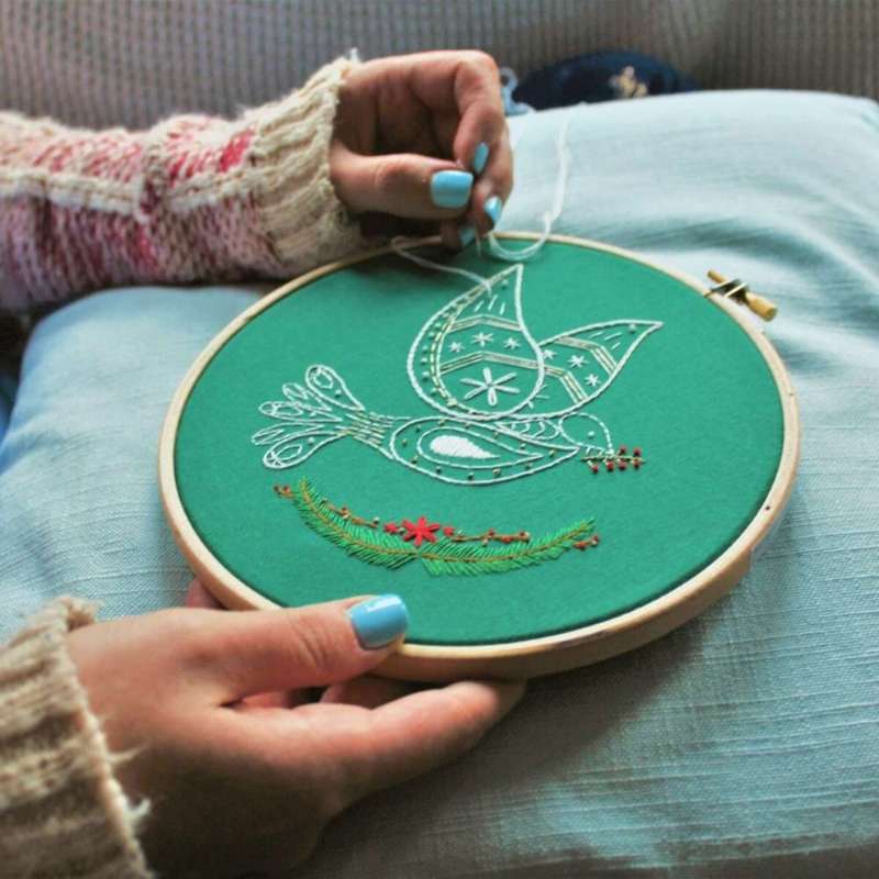 Dove Embroidery Kit