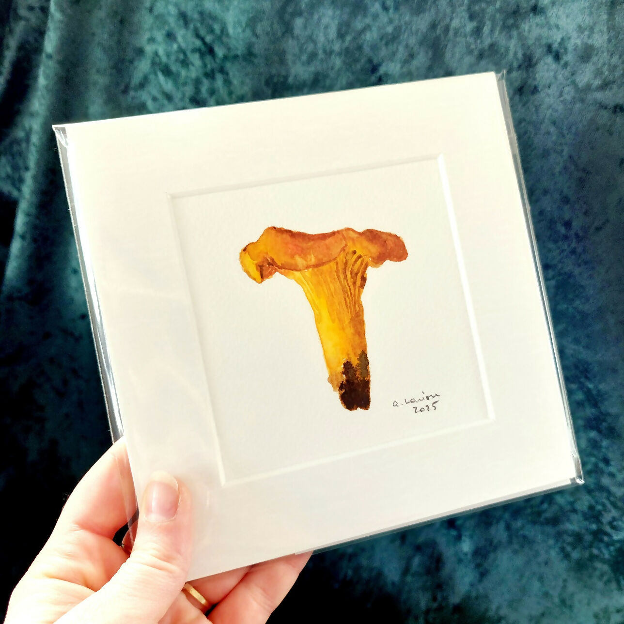 Original Watercolour_Chanterelle (11)