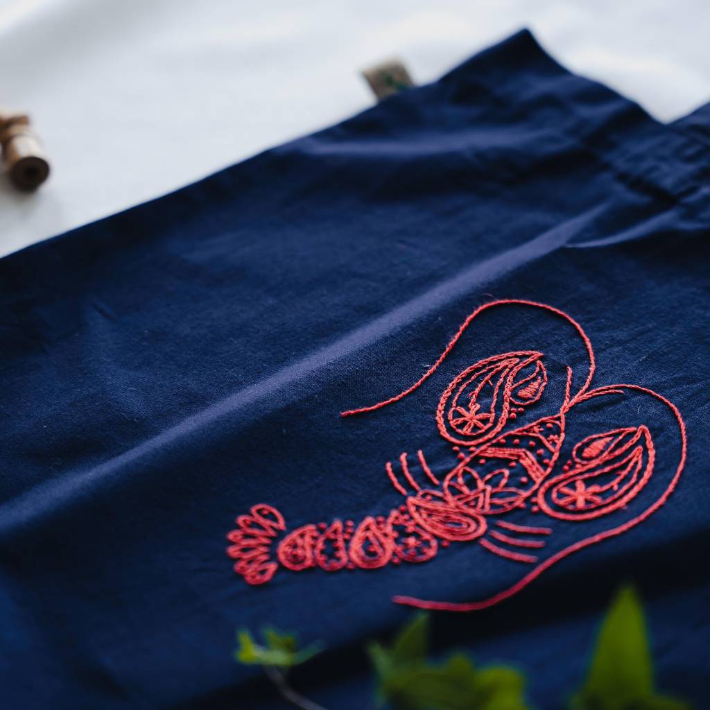 Lobster Embroidery Kit
