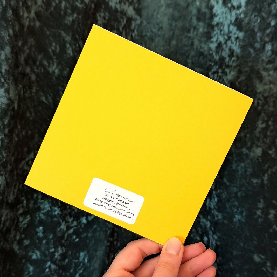 Frog Linocut Print (5)