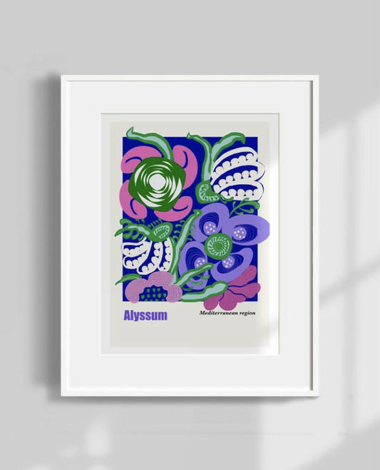 Alyssum Art Print - Unframed
