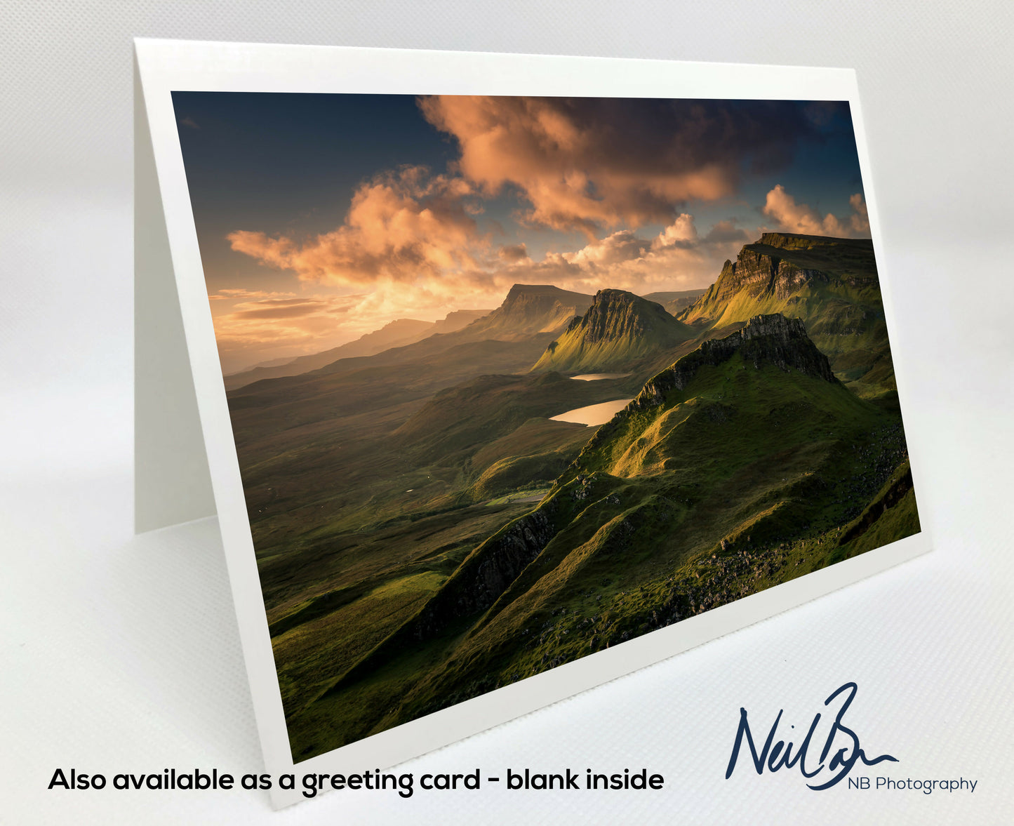 Trotternish from Quiraing Isle of Skye Scotland - A4 (40x30cm) Framed/Unframed Fine Art Photo Print