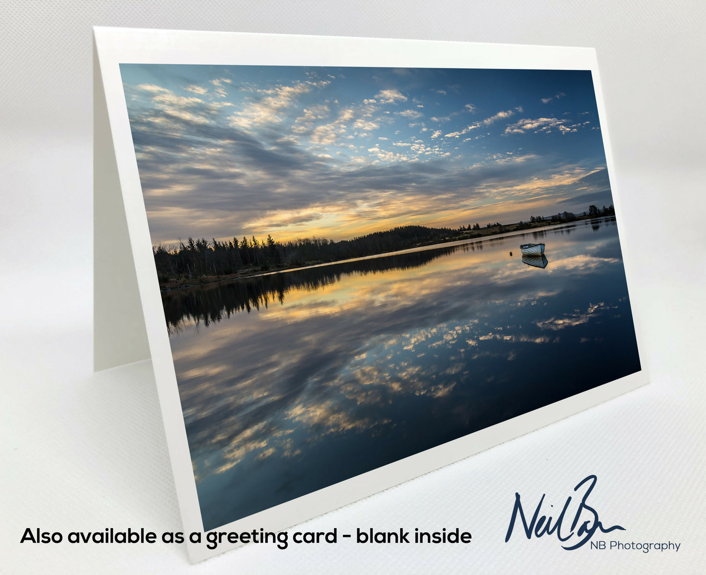 Loch Rusky Fishing Boats Scotland - A4 (40x30cm) Framed/Unframed Fine Art Photo Print
