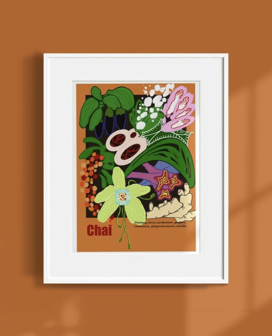 Chai Art Print - Unframed
