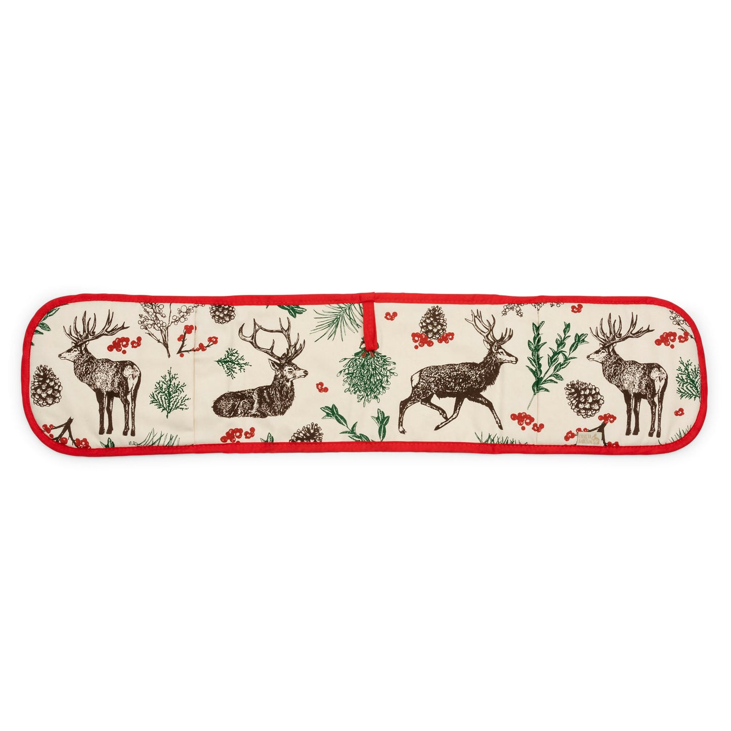 Christmas Reindeer Garden Double Oven Gloves