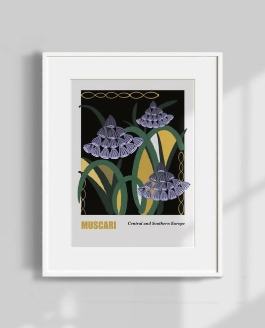 Muscari Art Print- Unframed