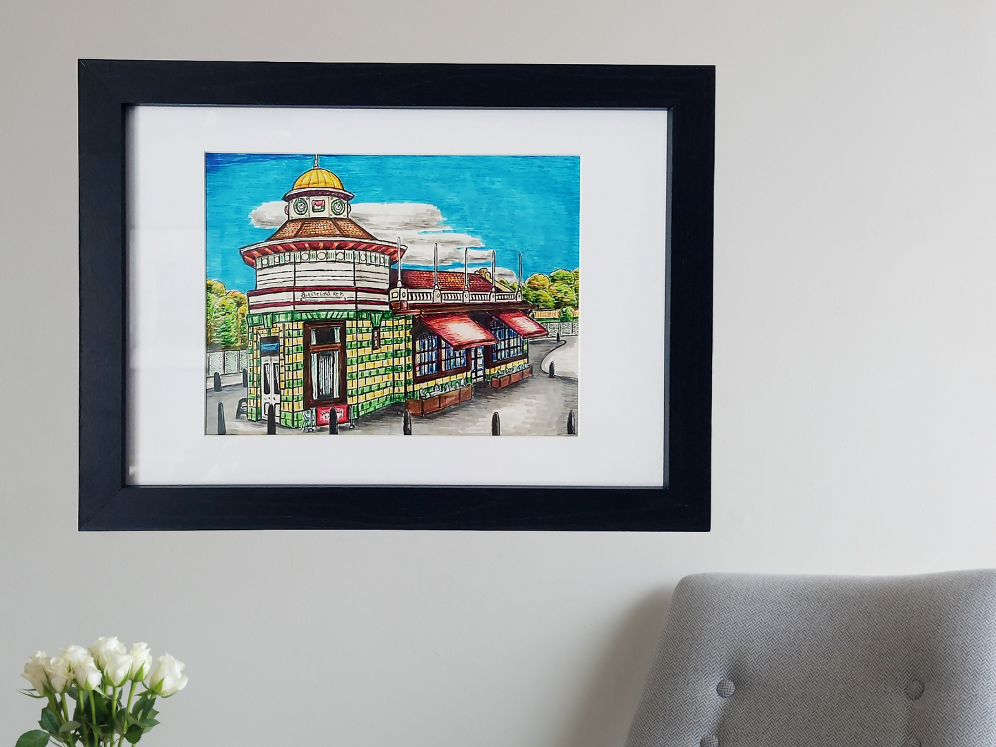 Glasgow Battlefield Rest Art Print