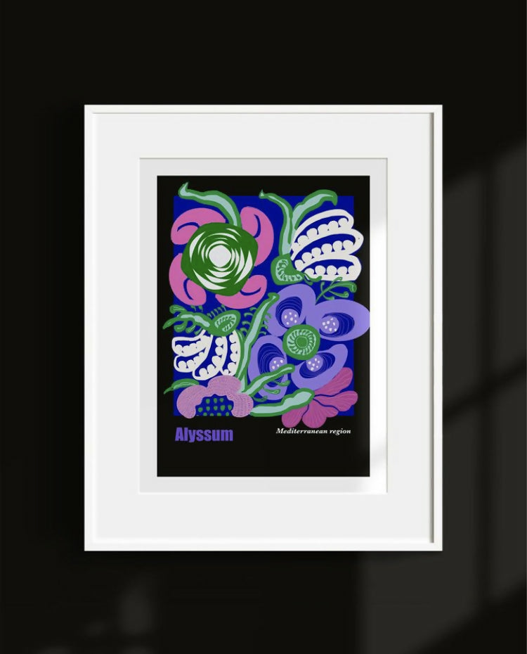 Alyssum Art Print - Unframed