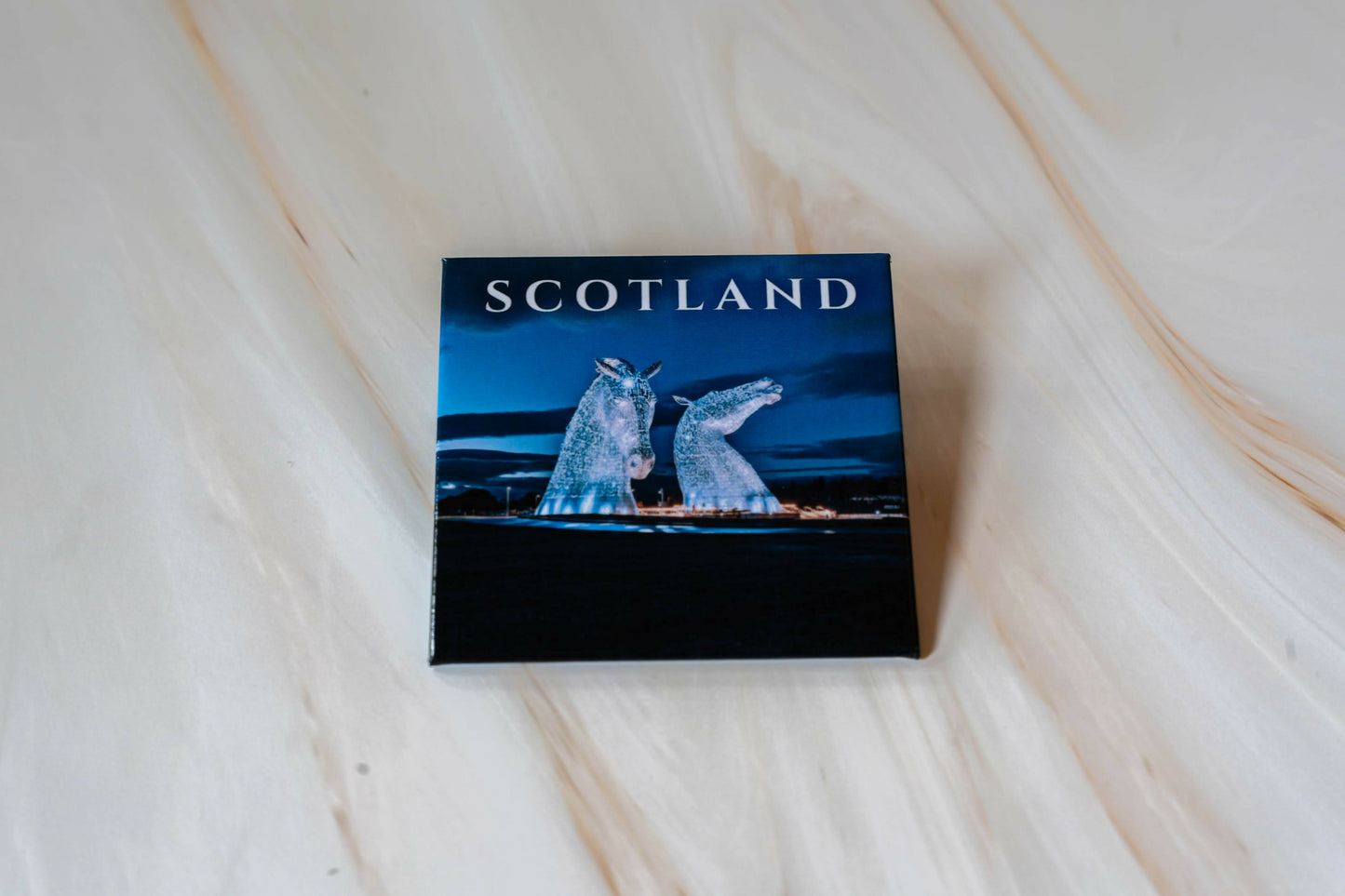 Kelpies, Scotland Photo Fridge Magnet | Scottish Photography Souvenir