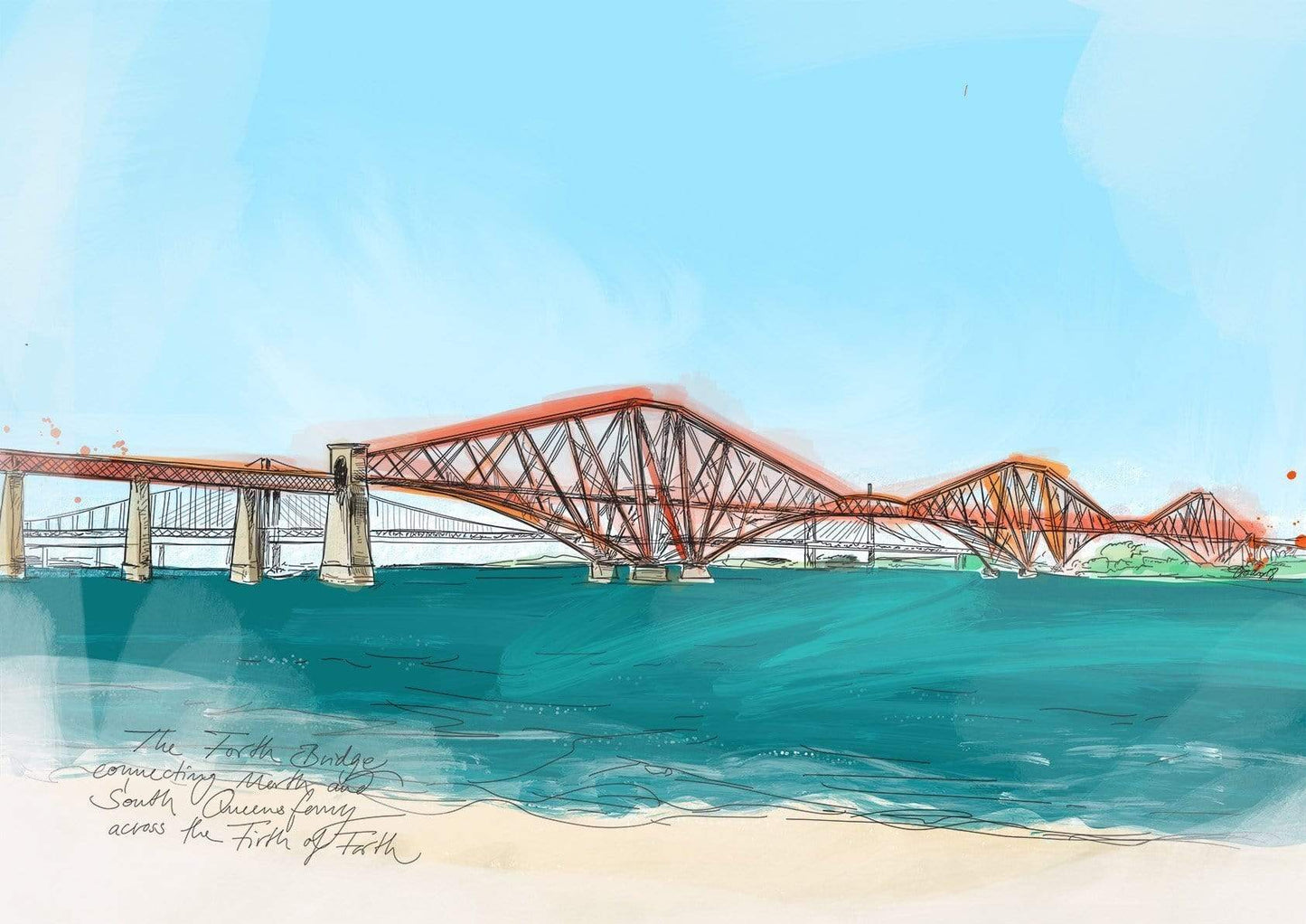 The Forth Bridge Art Print