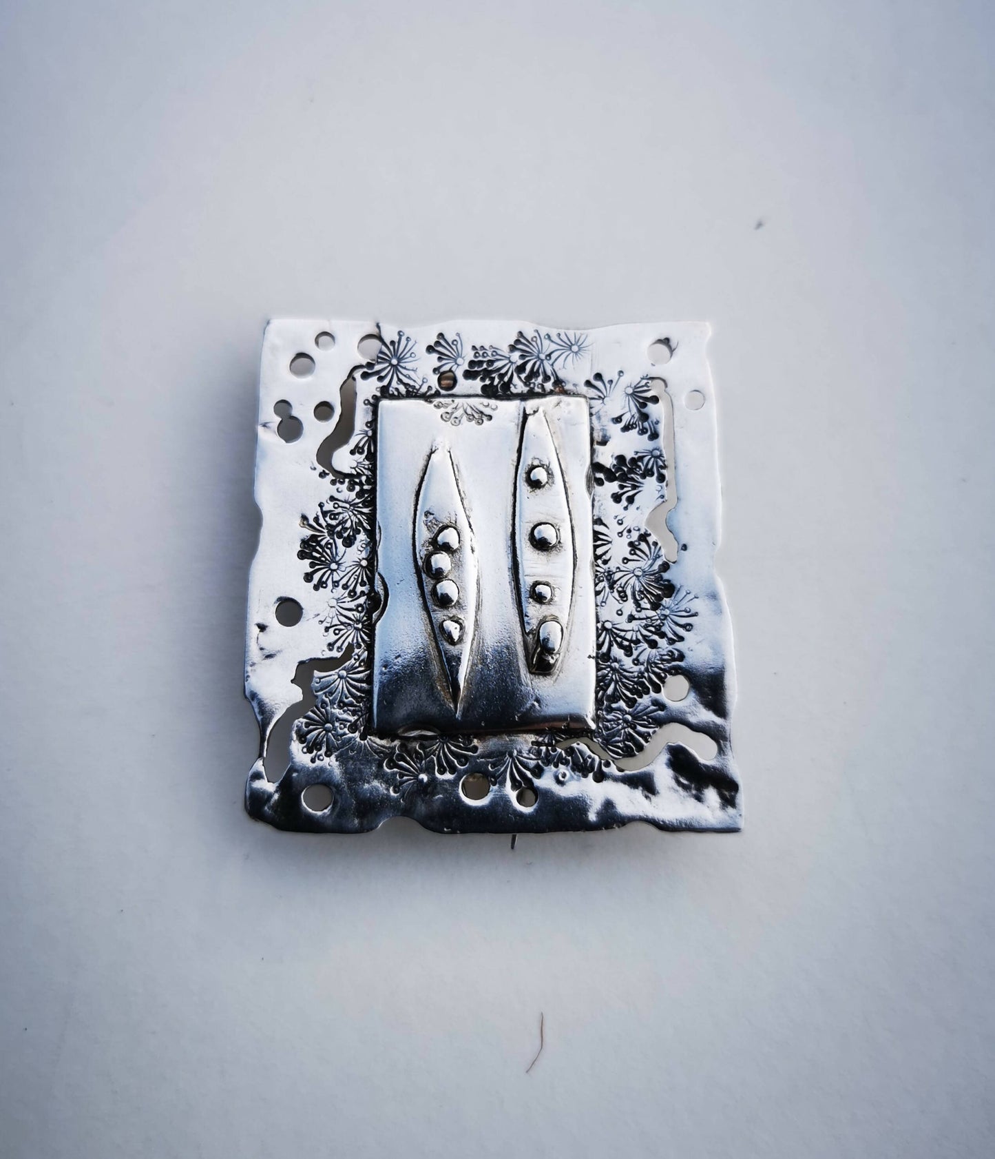 Sterling silver brooch