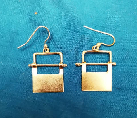 Rectangle Drop Earrings