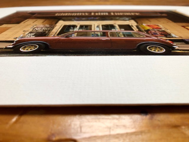 Mini at the GFT signed mounted print