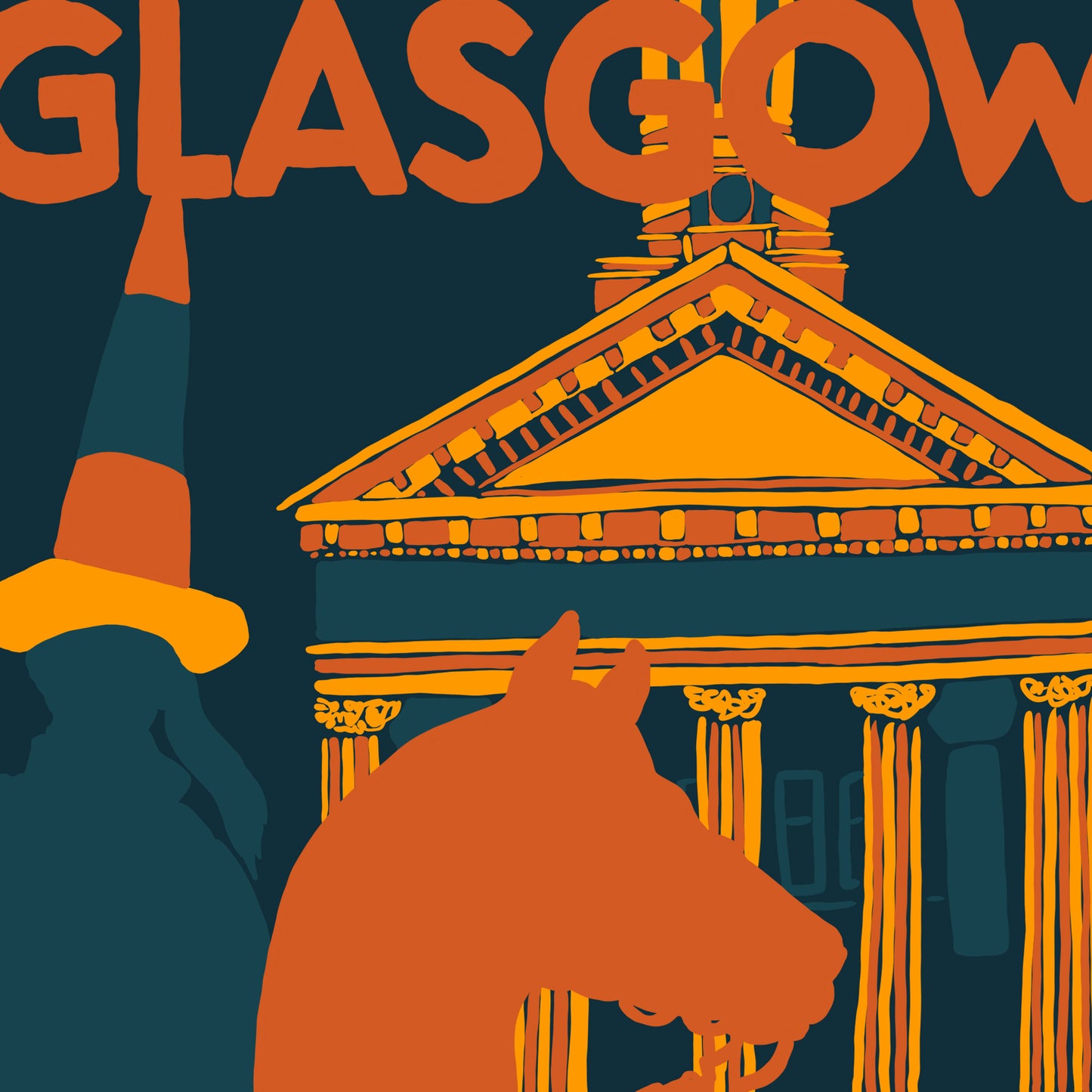 Print of Glasgow Merchant City