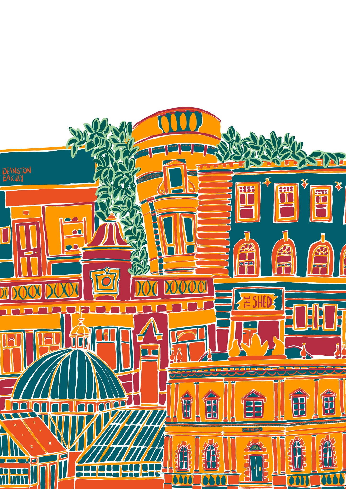 Print of Glasgow Southside