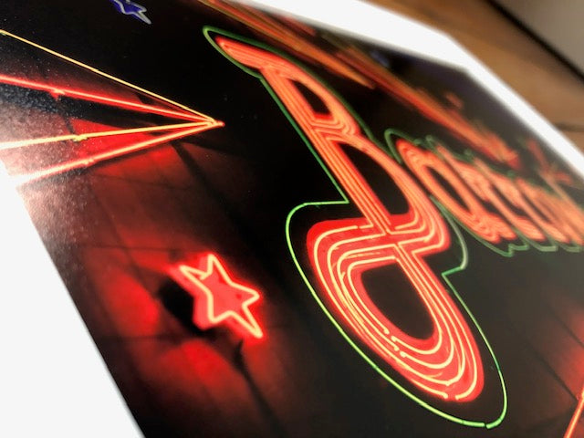 Barrowland signed mounted print