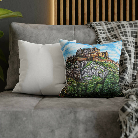 Edinburgh Castle Indoor Decorative Cushion