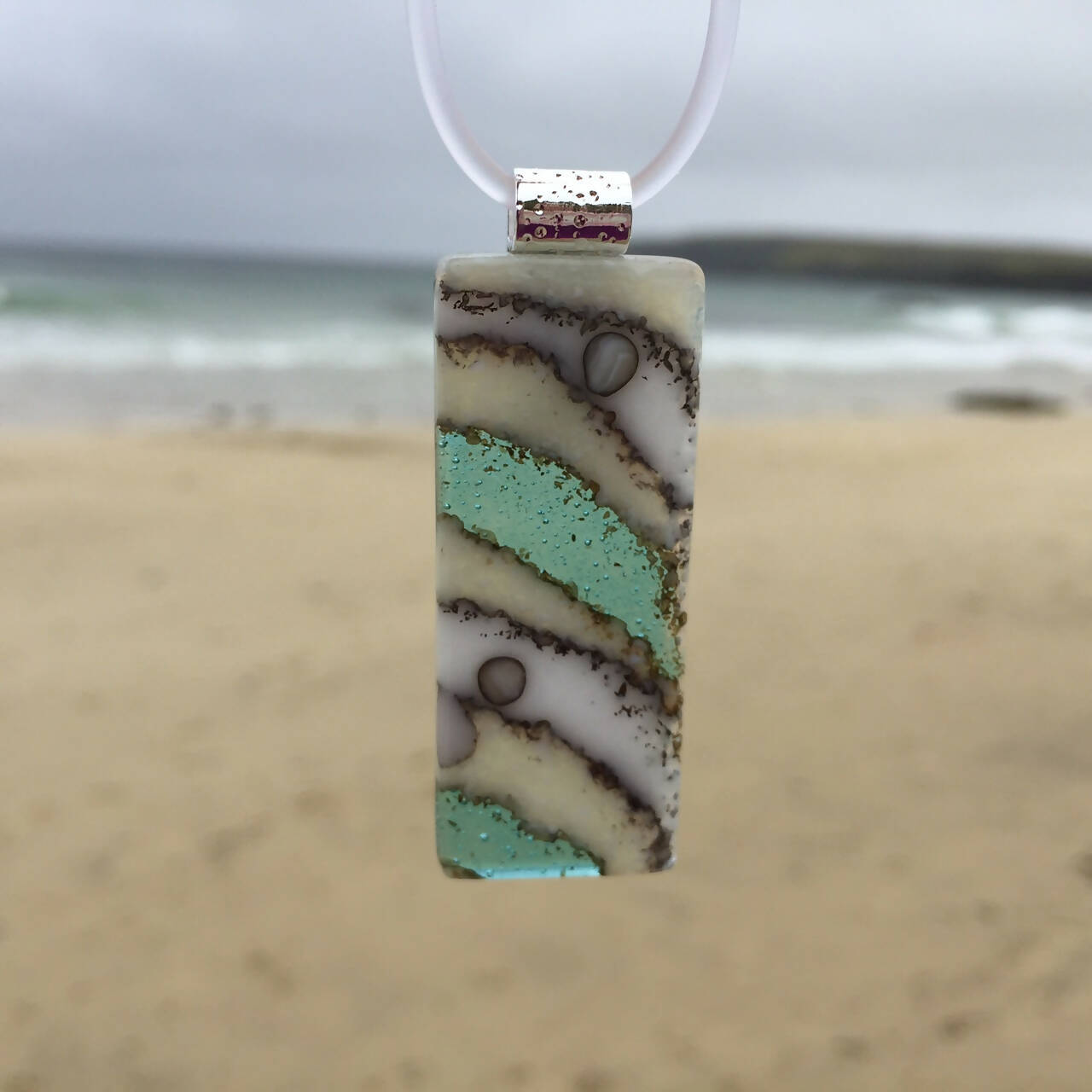 Hebridean Pendant - Aqua