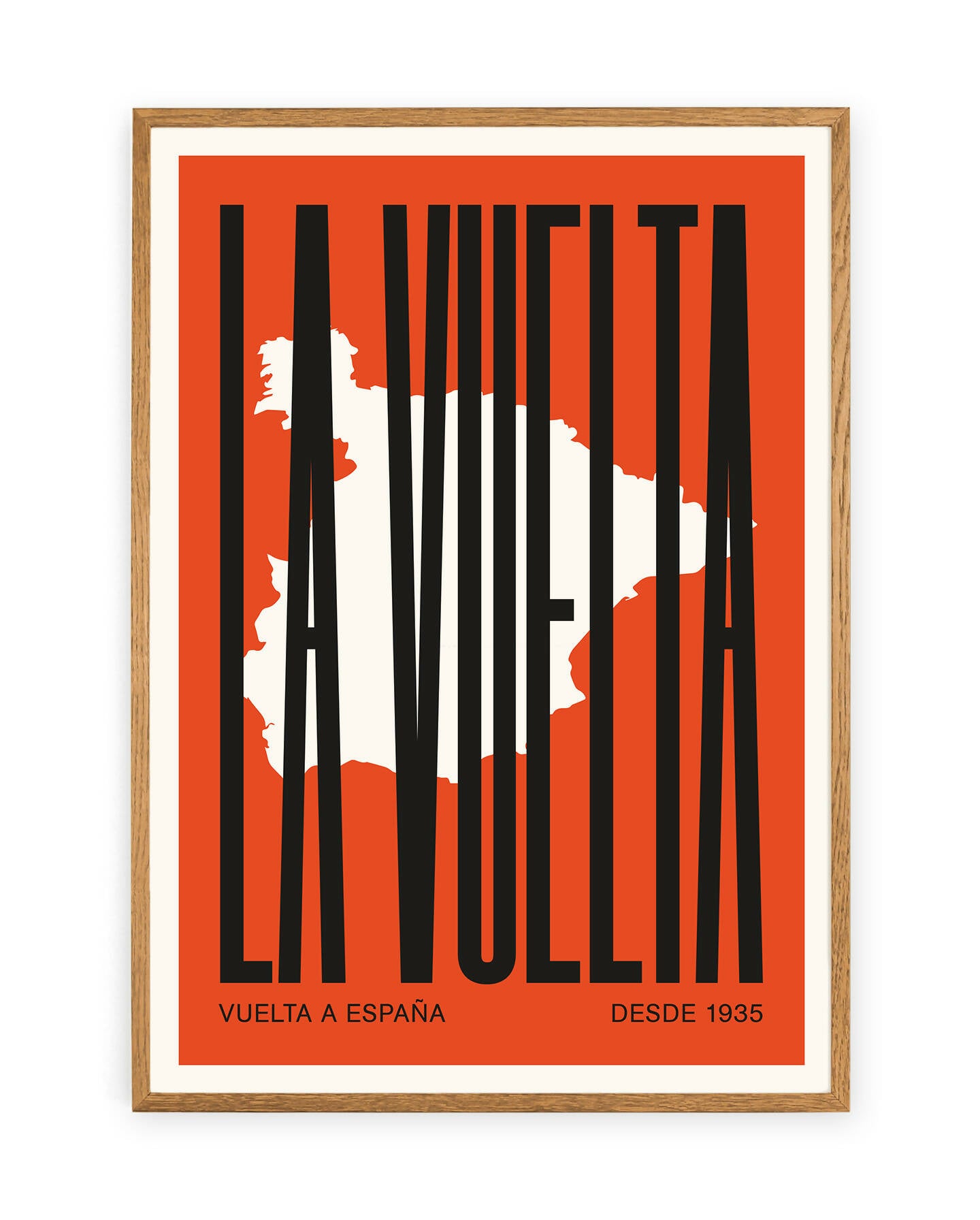 Vuelta a España Cycling Art Print