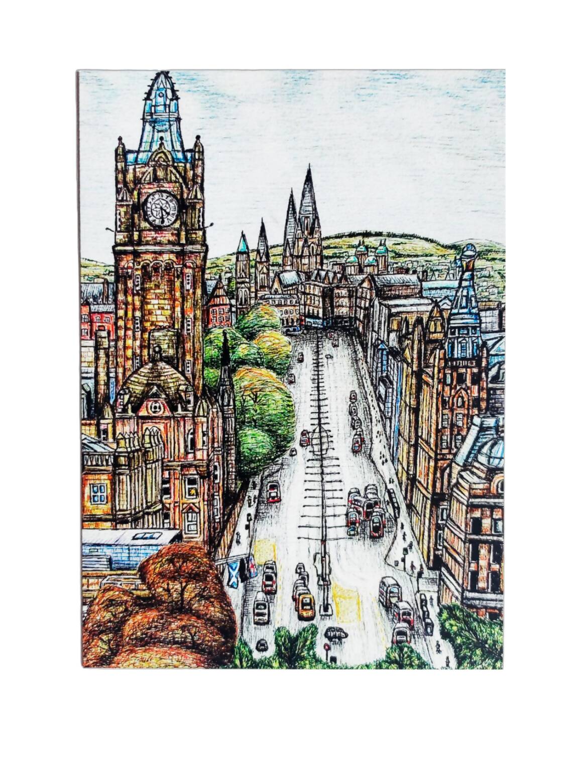 Edinburgh A6 Post cards