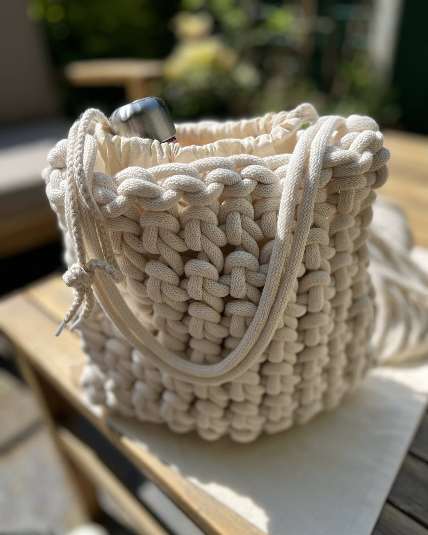 Off White Shoulder Bag