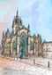St Giles Cathedral & Parliament Square Art Print