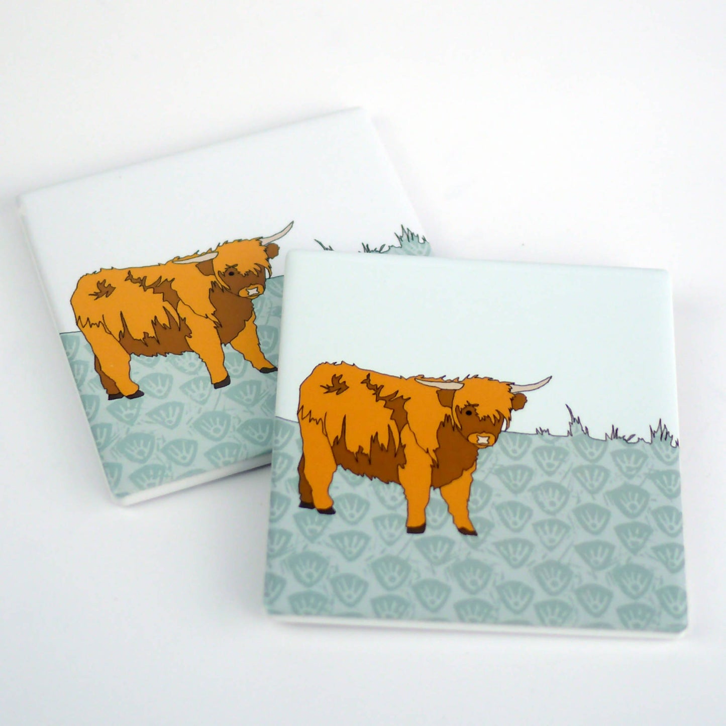 Scottish Animal Ceramic Coasters