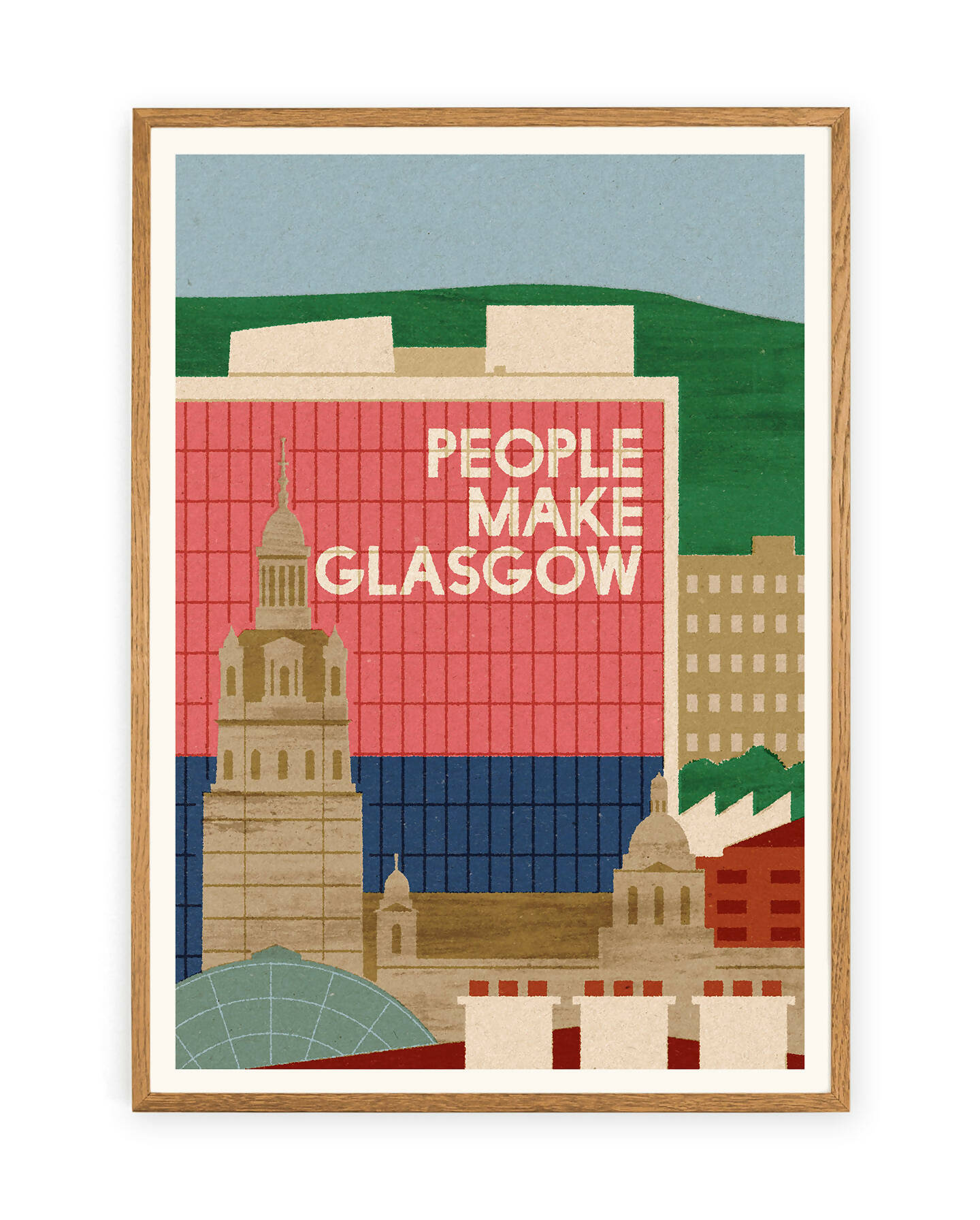 People Make Glasgow Art Print – Scottish Design Exchange