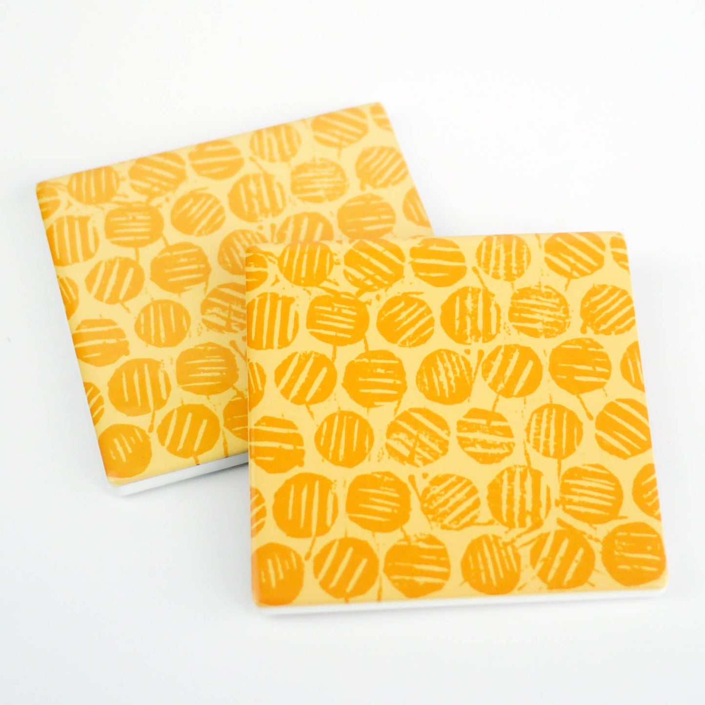 Nature Pattern Ceramic Coasters