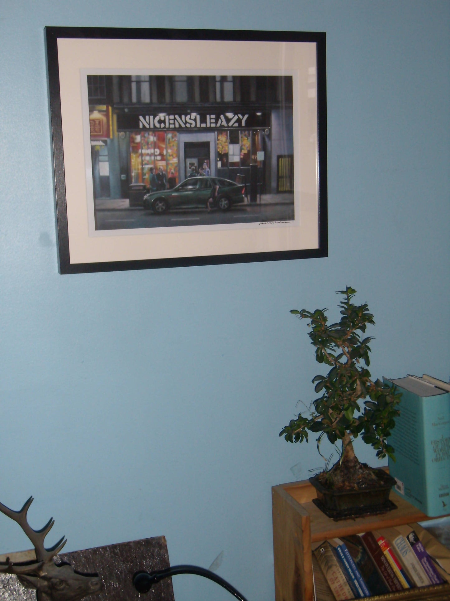 Nice and Sleazy's Bar, Glasgow. Art Print.