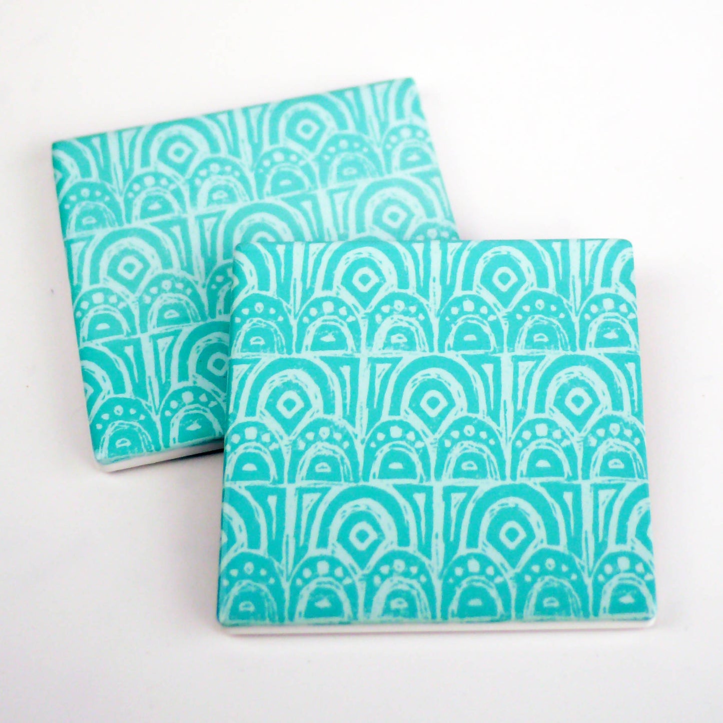 Nature Pattern Ceramic Coasters
