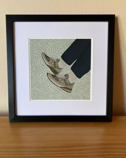 990 Shoes, Giclee Print