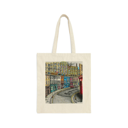 Edinburgh cotton Tote bag- Victoria Street