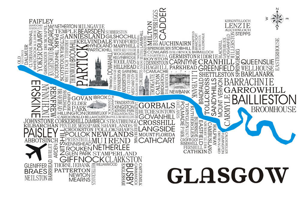 Glasgow Word Map