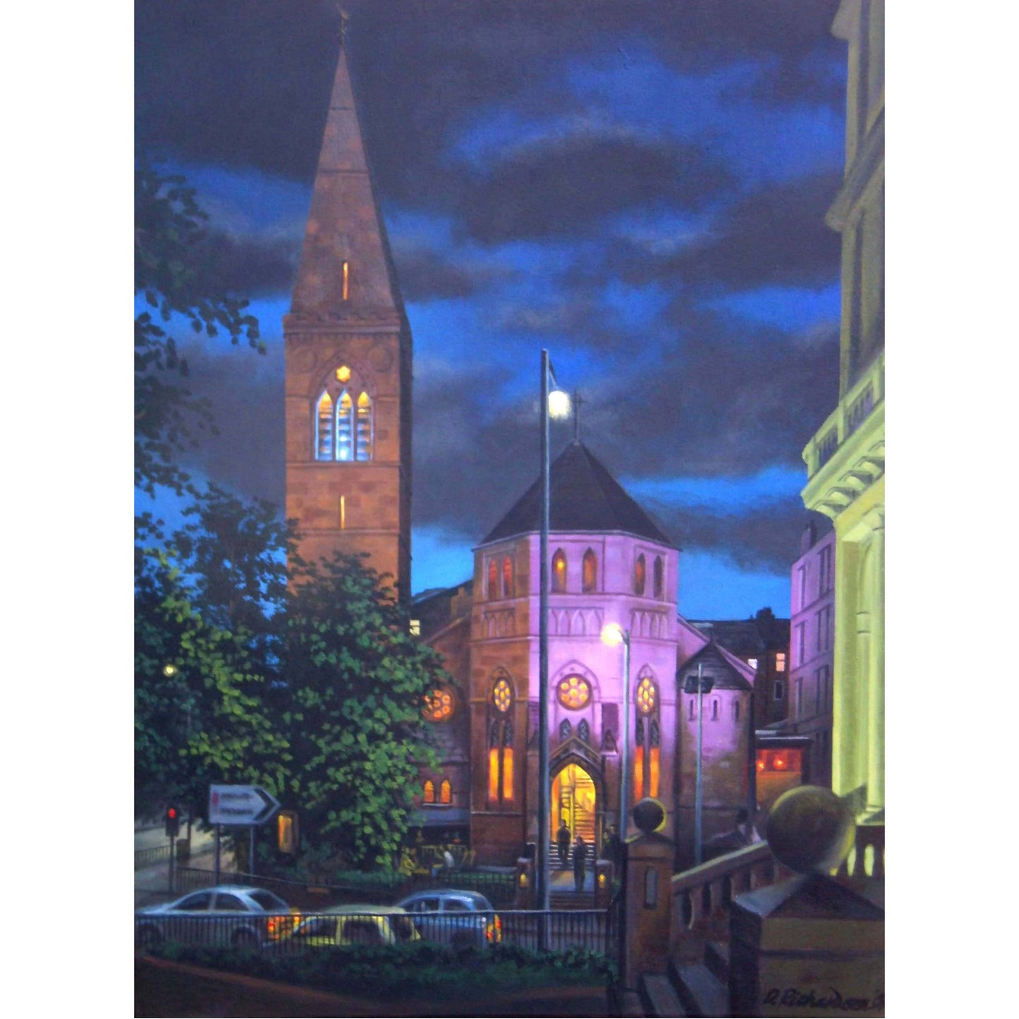 Oran Mor, Glasgow. Art Print.