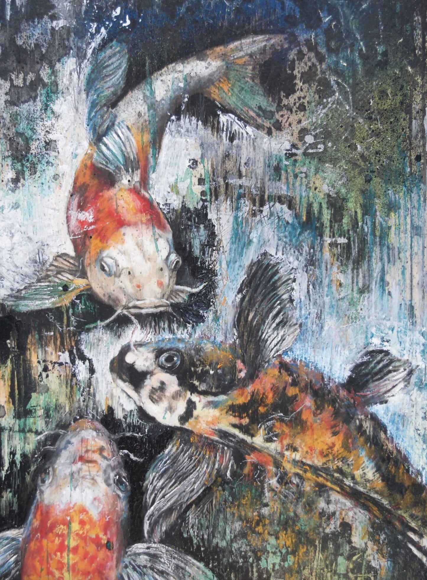 Koi 02 Unframed A4 Giclee Print