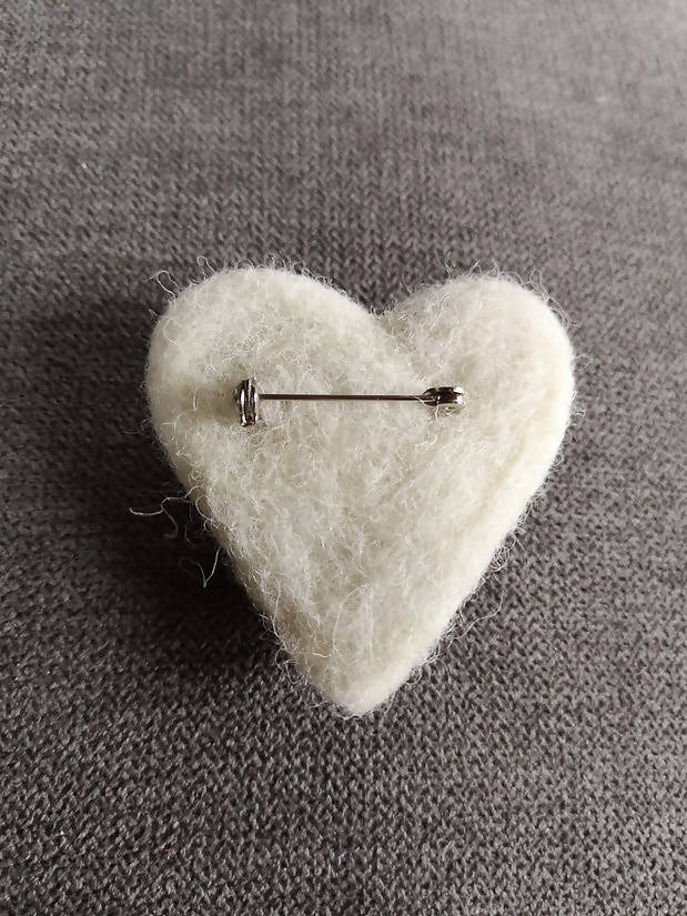 Green Heart Brooch