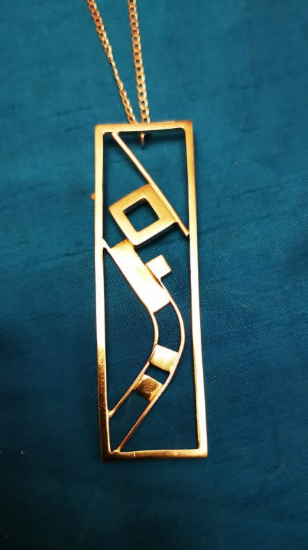 Rennie Mackintosh Inspired Pendant