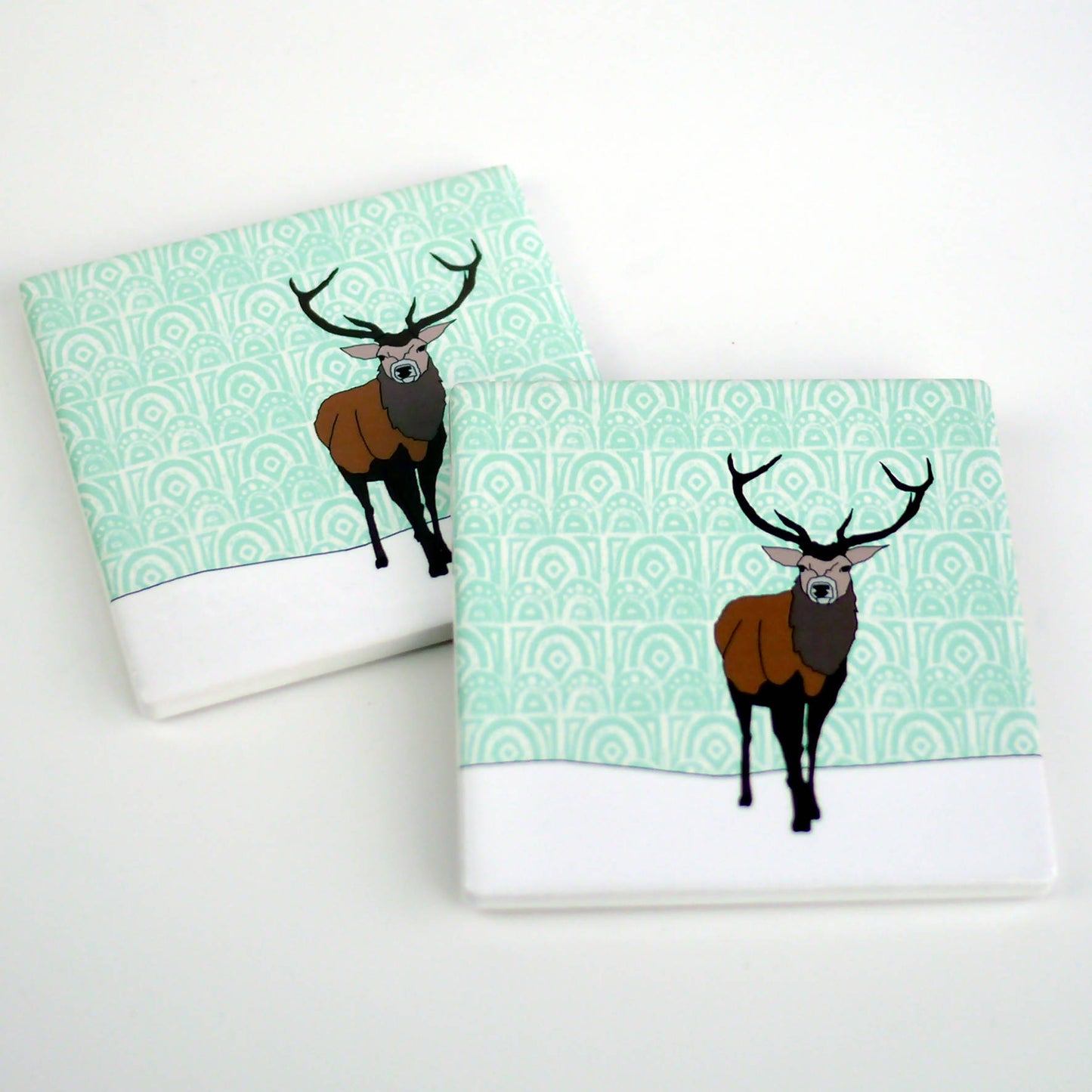 Scottish Animal Ceramic Coasters