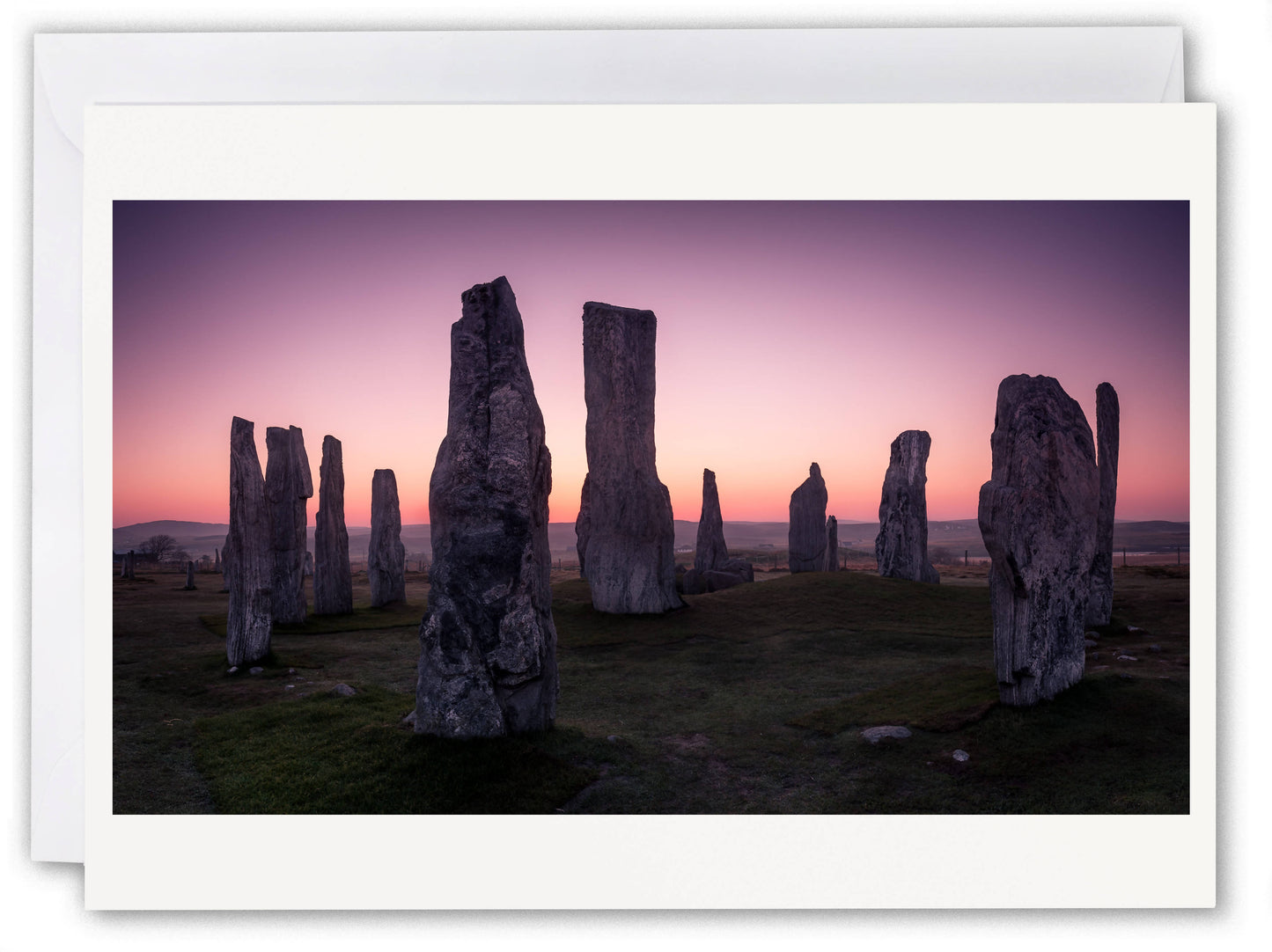 Callanish Stones Isle of Lewis - Scotland Greeting Card - Blank Inside