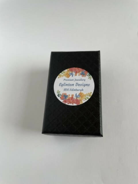 Sterling silver tigers eye drop earrings