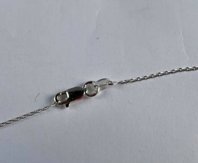 Sterling silver snowflake pendant