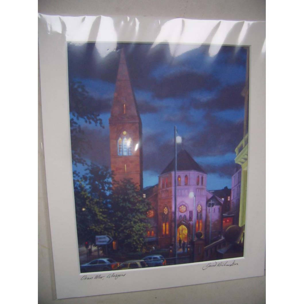 Oran Mor, Glasgow. Art Print.