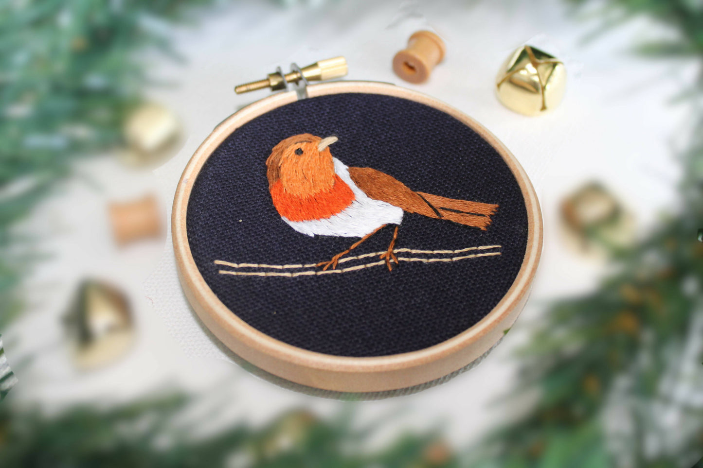 Robin Embroidery Kit