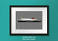 MV Hebrides (Uig, Uig Triangle, Lochmaddy, Tarbert, Uist) - Illustration (A4)