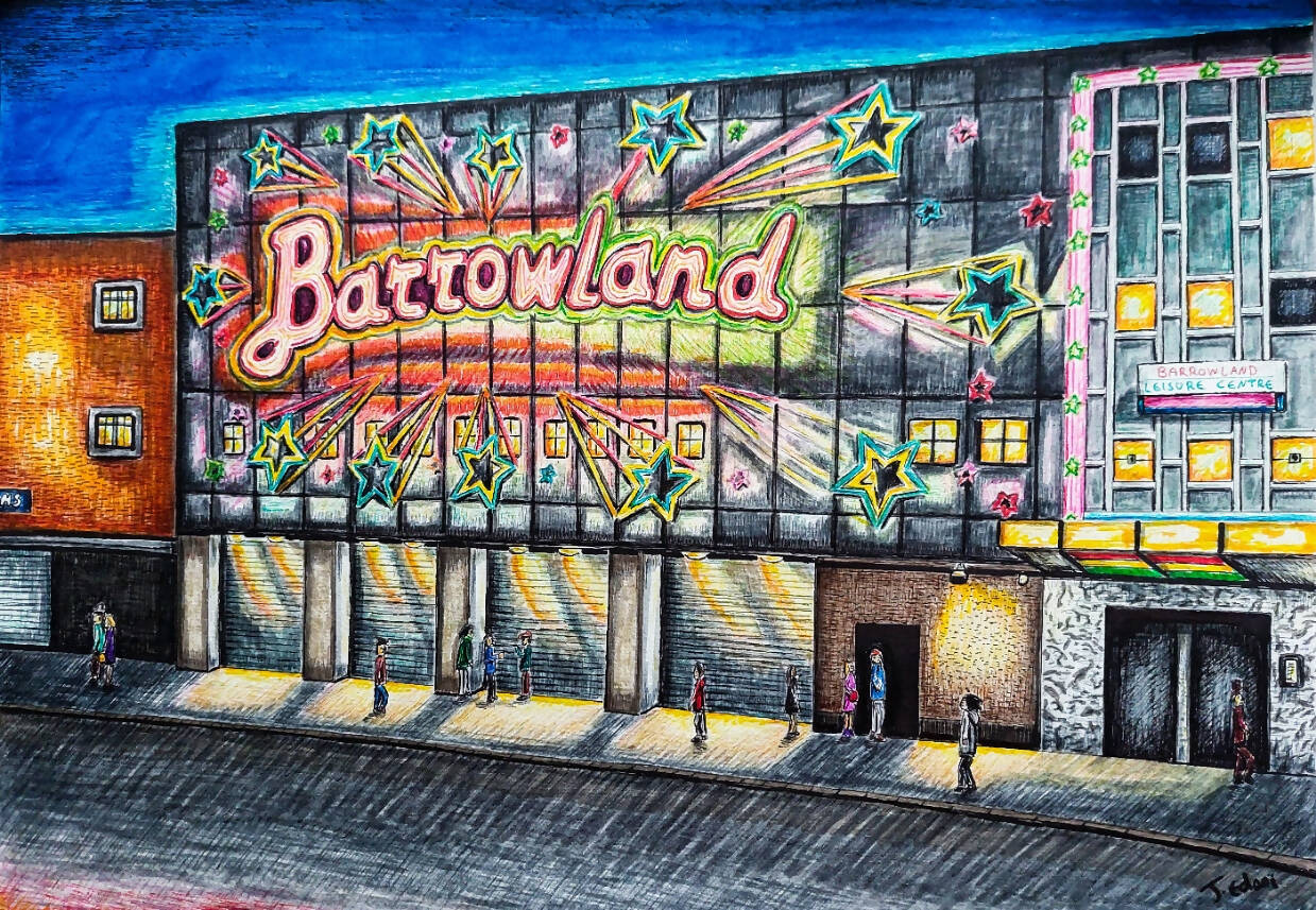 Glasgow Barrowlands Framed Art Print
