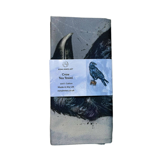 Crow Cotton Tea-Towel